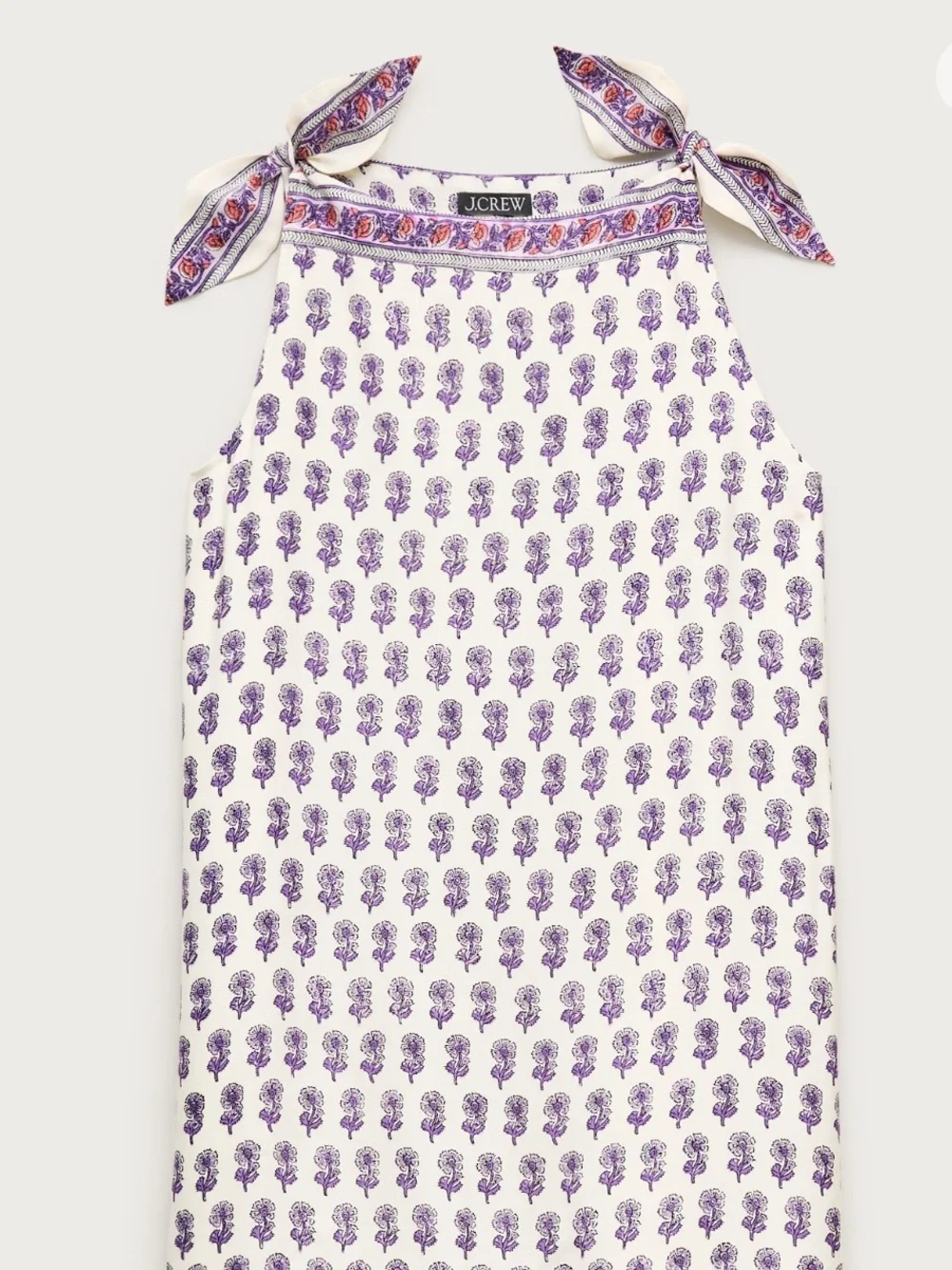 J crew Antique Lilac-Print Mini Skirt